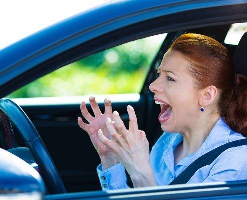 Avoid collision repair cost through road rage management