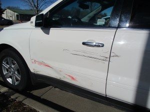 2012 Chevrolet Traverse scratches