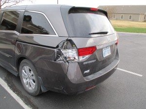 2012 Honda Odyssey broken tail light