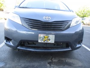 Toyota with Wichita State plate
