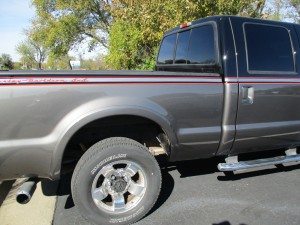 gray truck repaired at Andover shop