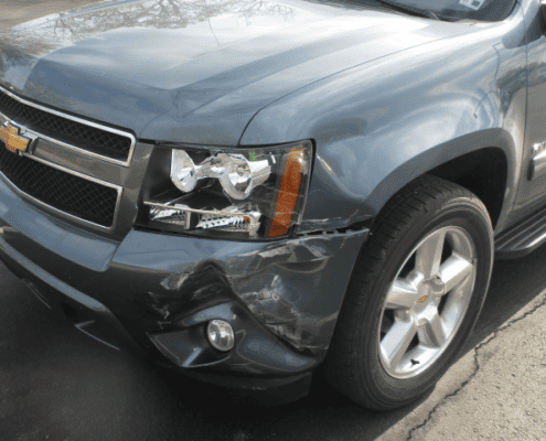 truck bumper damage