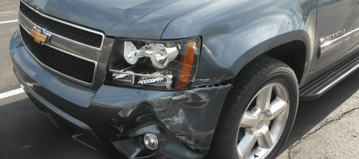 truck bumper damage